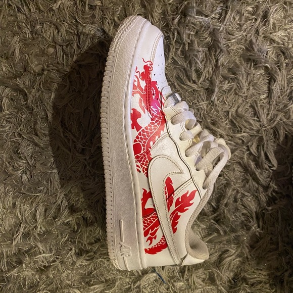 Size 6 custom Nike AF1 worn twice - Picture 2 of 7